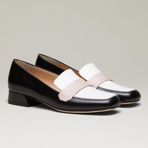 NWB M.Gemi The Scuola 25mm - Black, White & Pink - Sz 39½